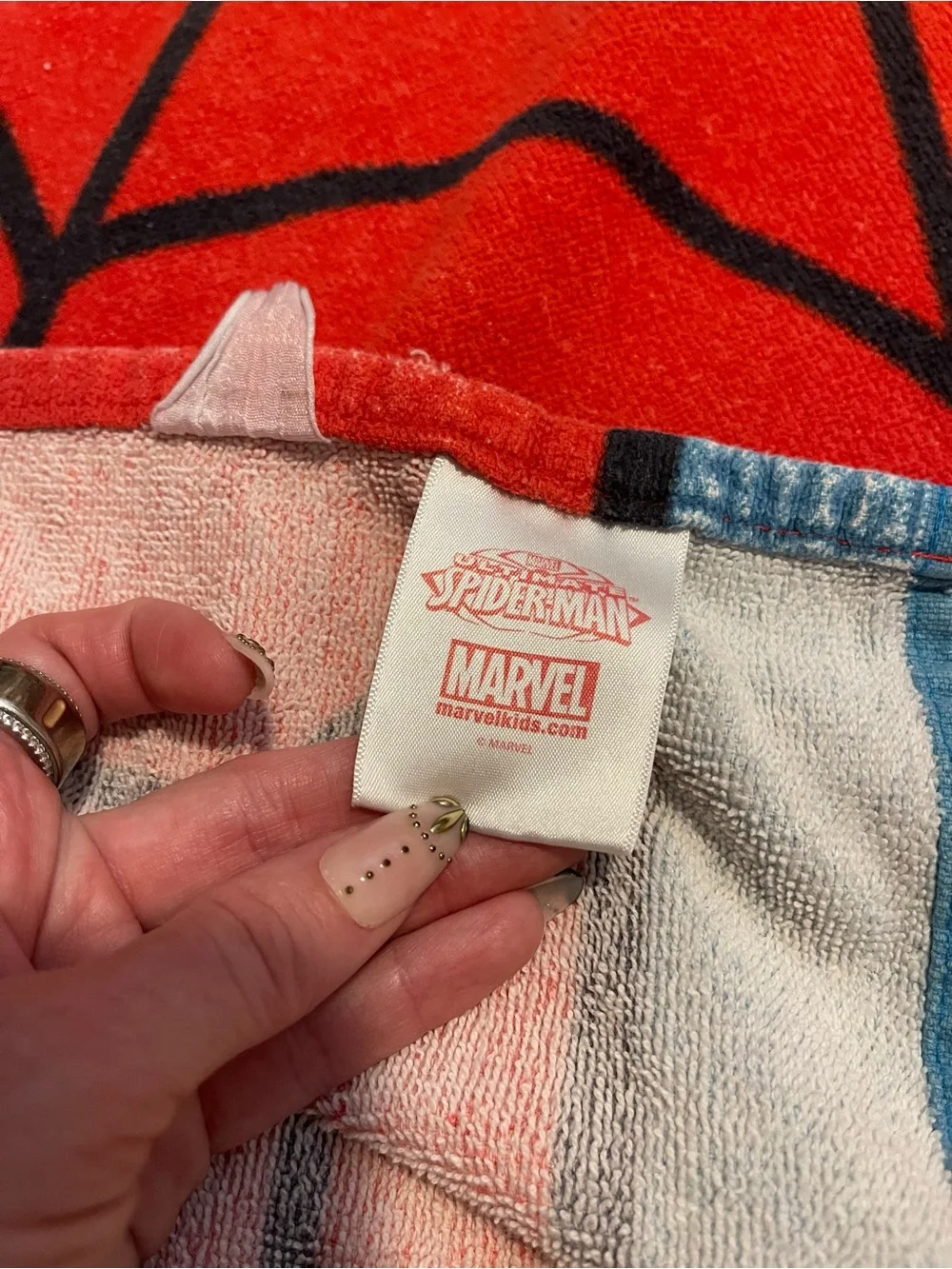 Marvel Spider-Man Hooded Towel